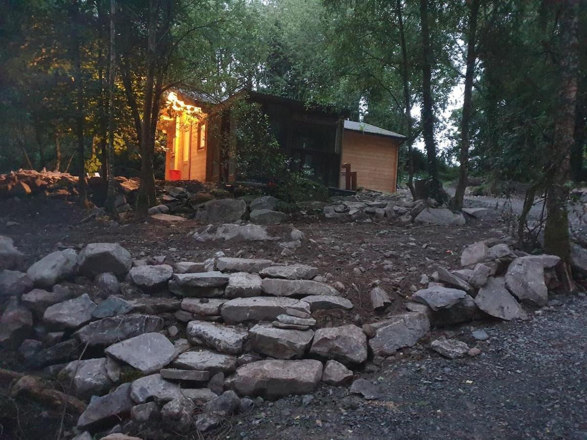 Stunning Log Cabin On The Lake Portroe 외부 사진
